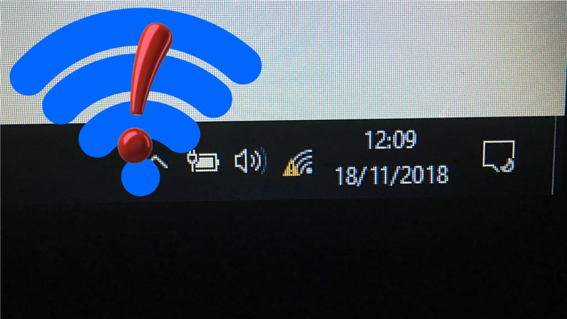 Ce faci dacÃ ai semnul exclamÃrii pe reÃeaua wireless ÃÃÂ®n Windows 10